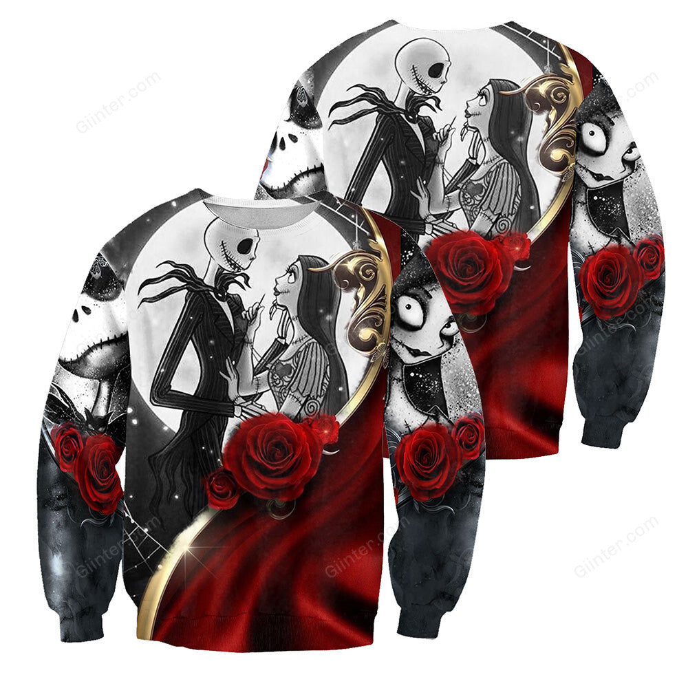 Jack Skellington 3D All Over Printed Shirts For Men And Women 156