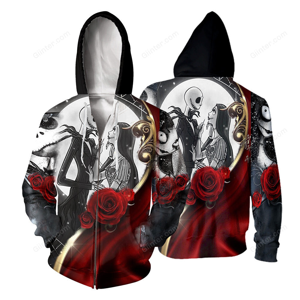 Jack Skellington 3D All Over Printed Shirts For Men And Women 156