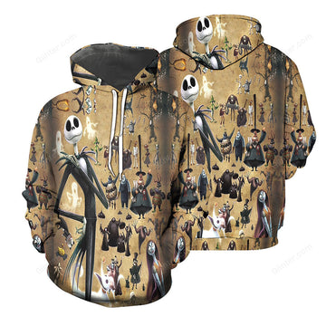 Jack Skellington 3D All Over Printed Shirts For Men And Women 158