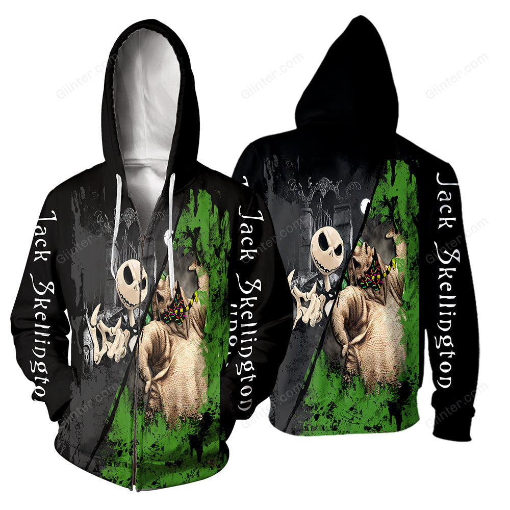 Jack Skellington 3D All Over Printed Shirts For Men And Women 16
