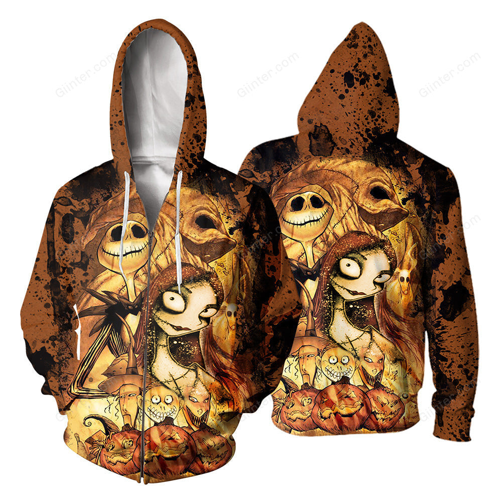 Jack Skellington 3D All Over Printed Shirts For Men And Women 165