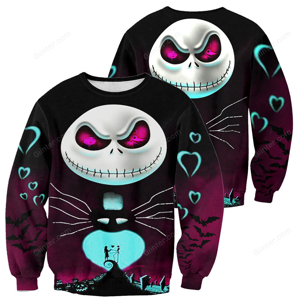 Jack Skellington 3D All Over Printed Shirts For Men And Women 167