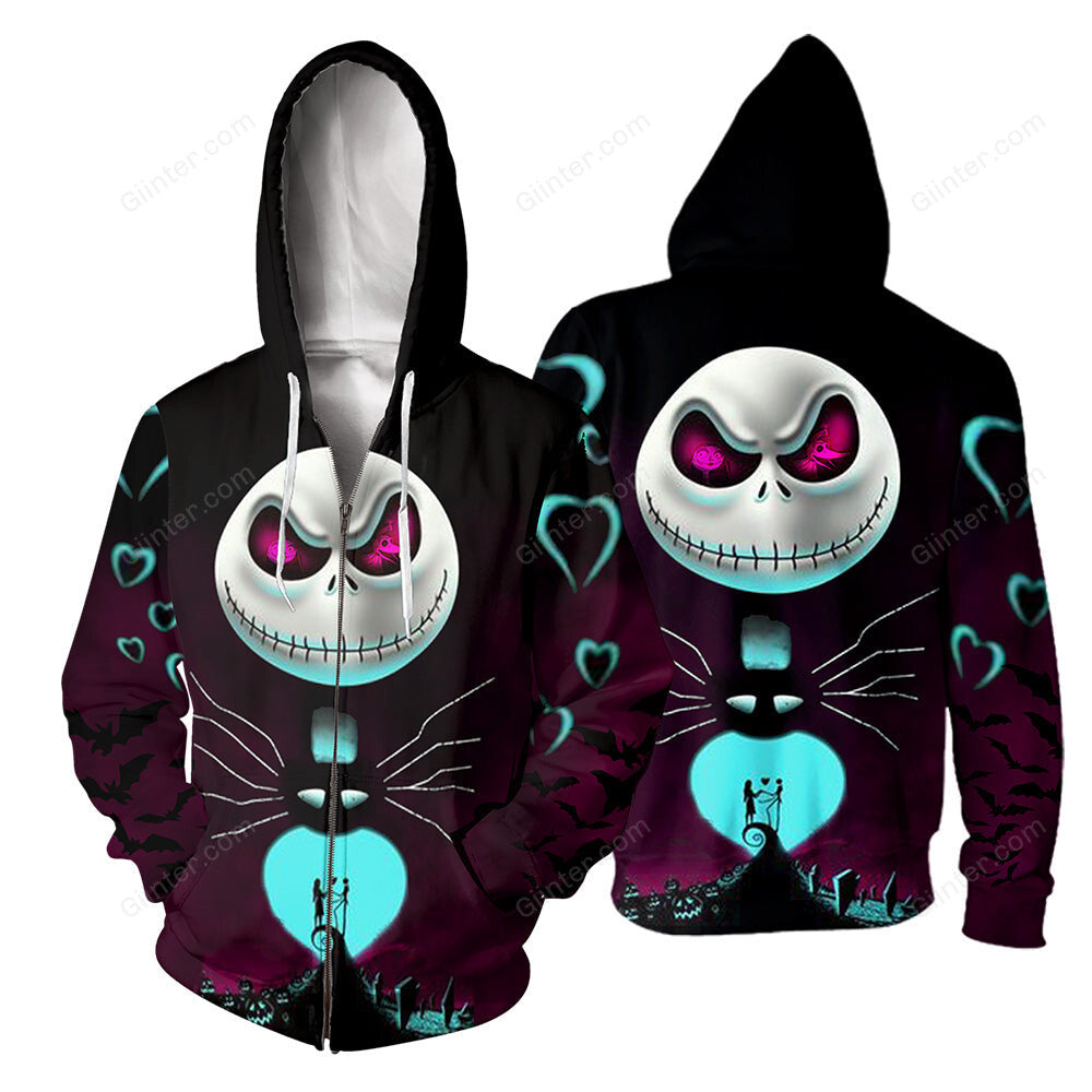 Jack Skellington 3D All Over Printed Shirts For Men And Women 167