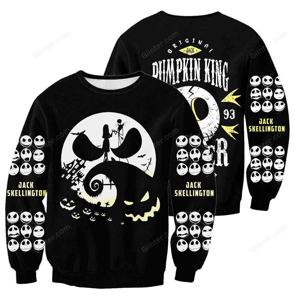 Jack Skellington 3D All Over Printed Shirts For Men And Women 173