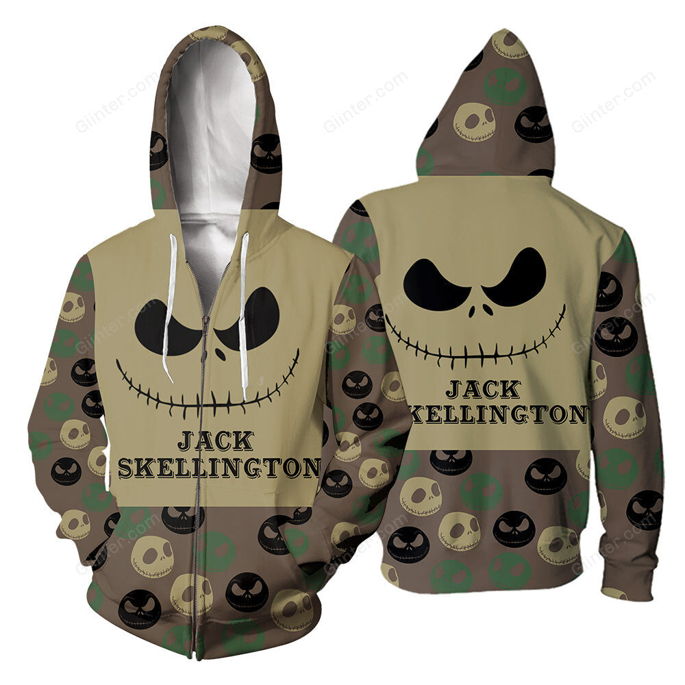 Jack Skellington 3D All Over Printed Shirts For Men And Women 177