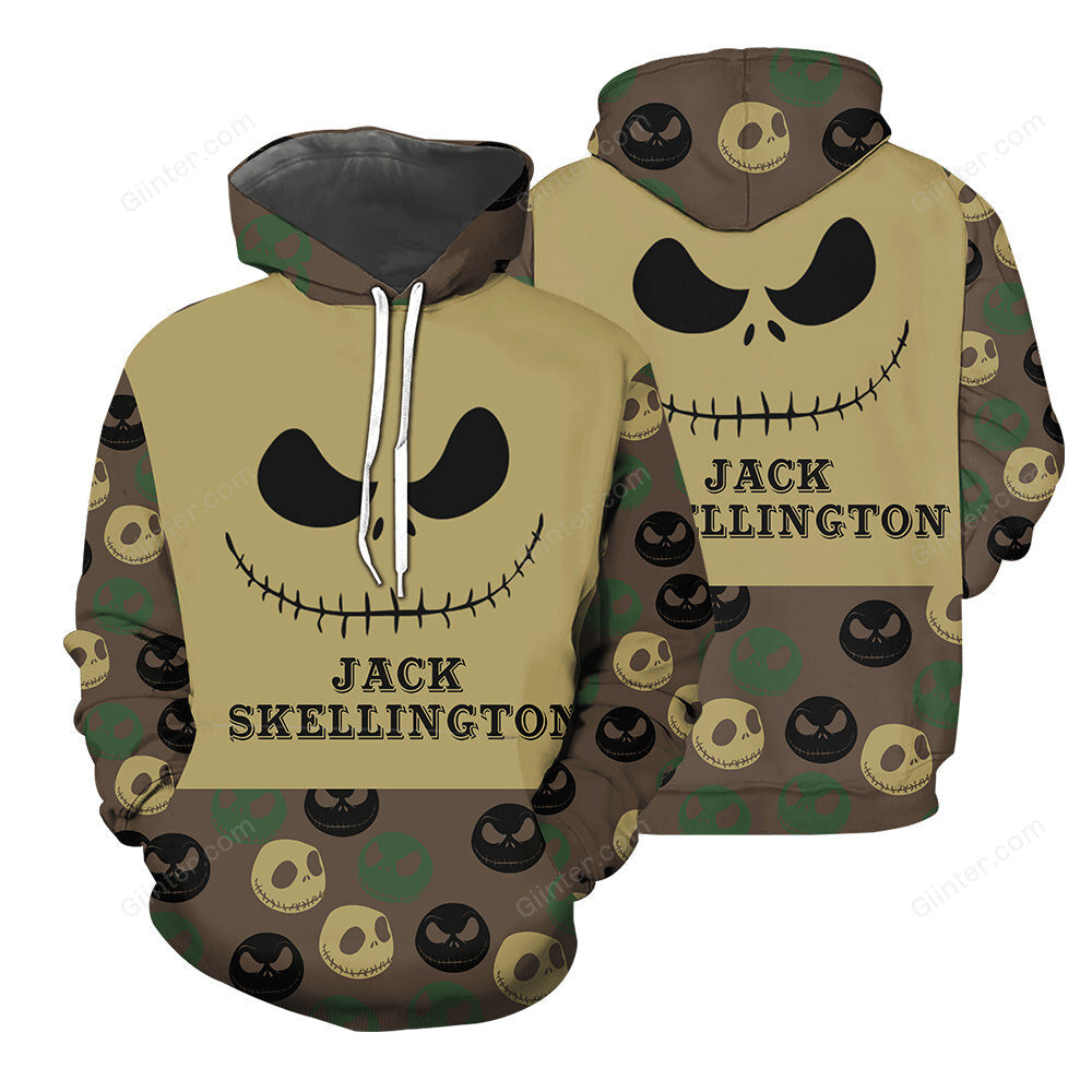 Jack Skellington 3D All Over Printed Shirts For Men And Women 177