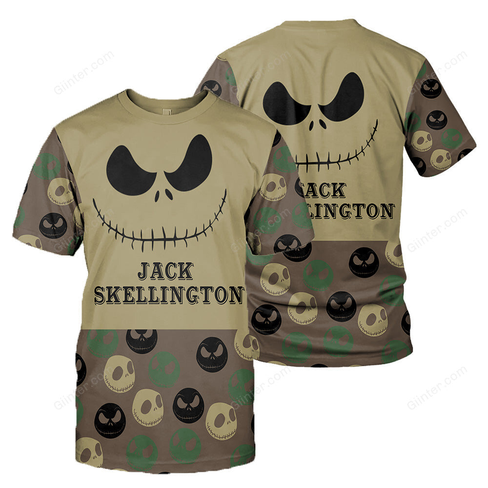Jack Skellington 3D All Over Printed Shirts For Men And Women 177