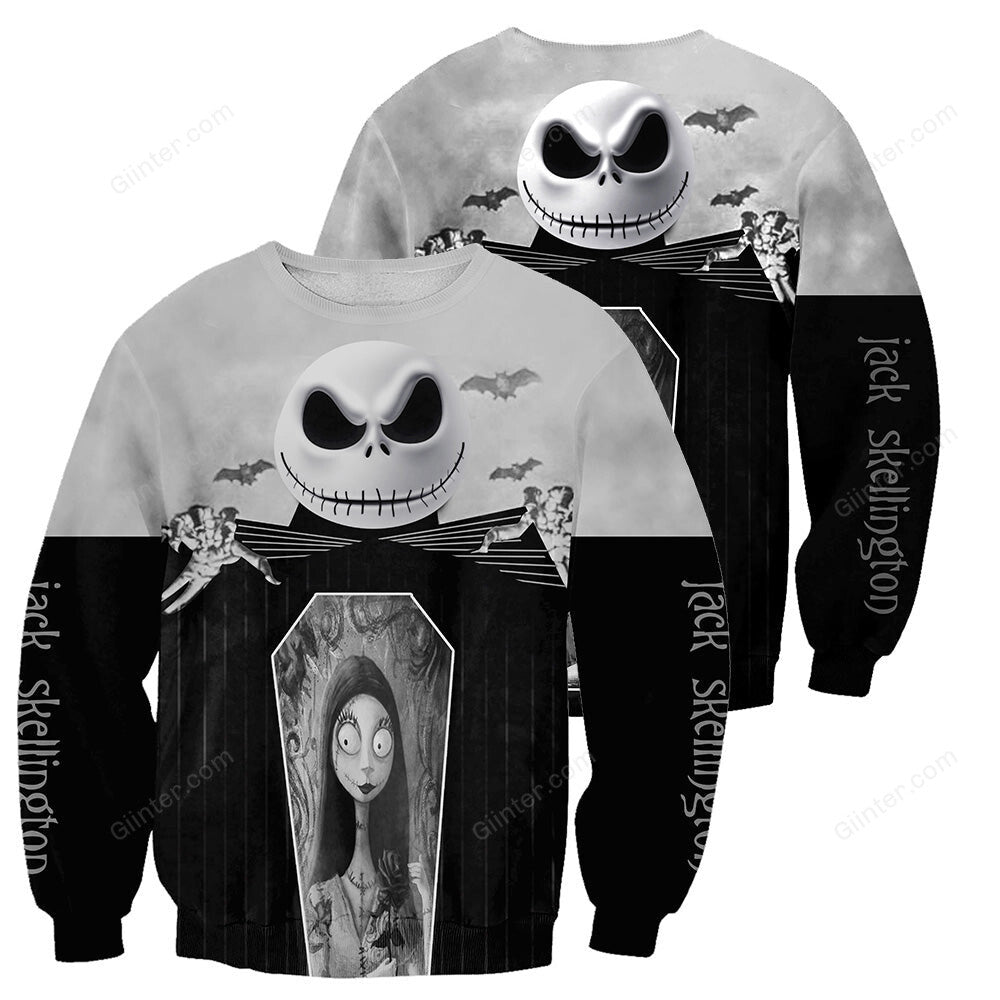 Jack Skellington 3D All Over Printed Shirts For Men And Women 184