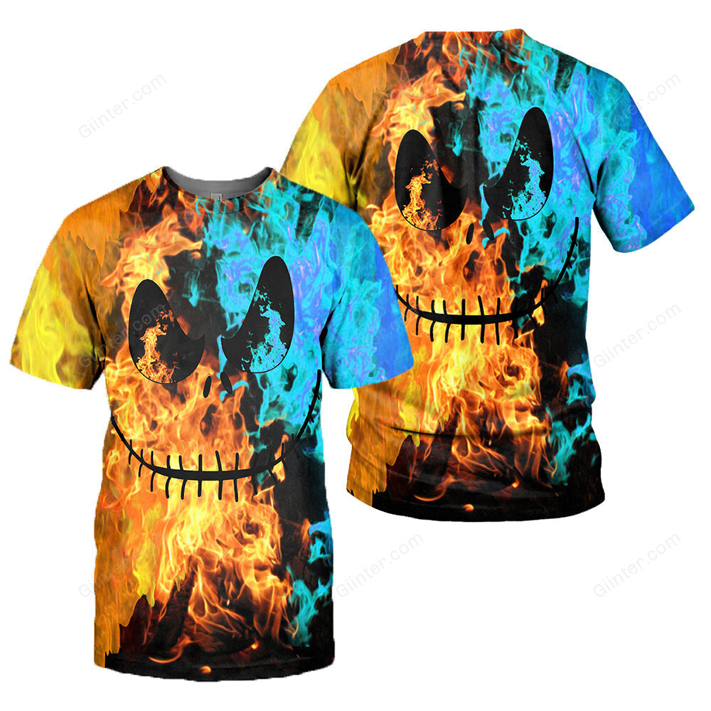Jack Skellington 3D All Over Printed Shirts For Men And Women 19