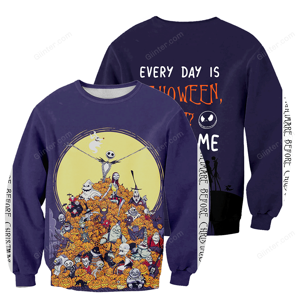Jack Skellington 3D All Over Printed Shirts For Men And Women 191