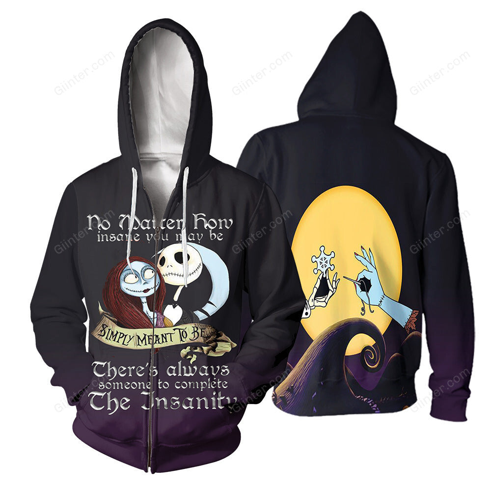 Jack Skellington 3D All Over Printed Shirts For Men And Women 194