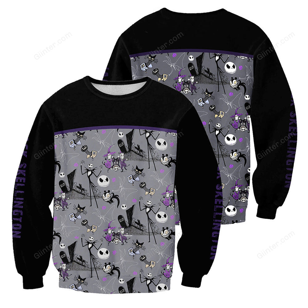 Jack Skellington 3D All Over Printed Shirts For Men And Women 199