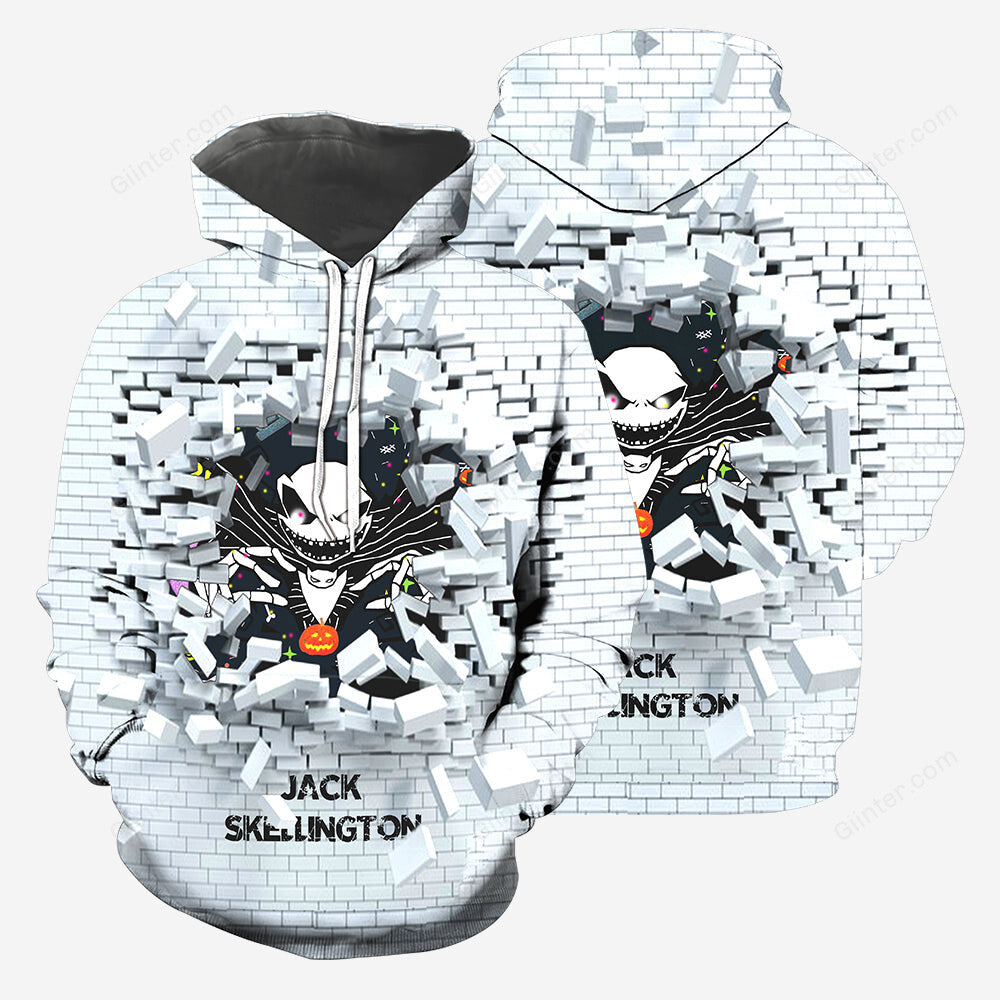 Jack Skellington 3D All Over Printed Shirts For Men And Women 20