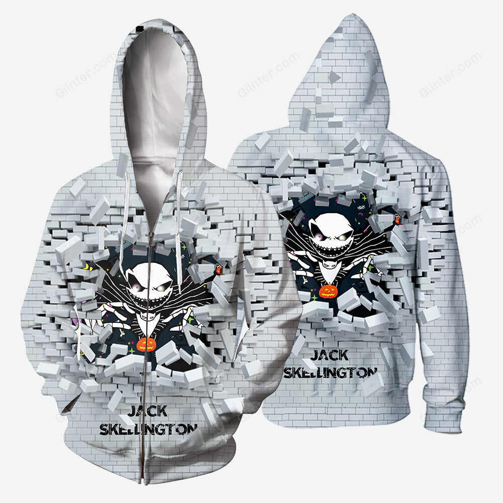 Jack Skellington 3D All Over Printed Shirts For Men And Women 20