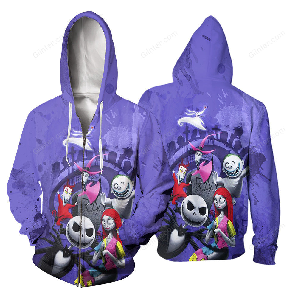 Jack Skellington 3D All Over Printed Shirts For Men And Women 200