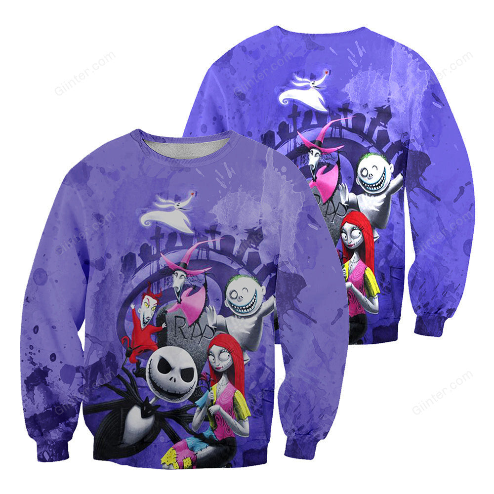 Jack Skellington 3D All Over Printed Shirts For Men And Women 200