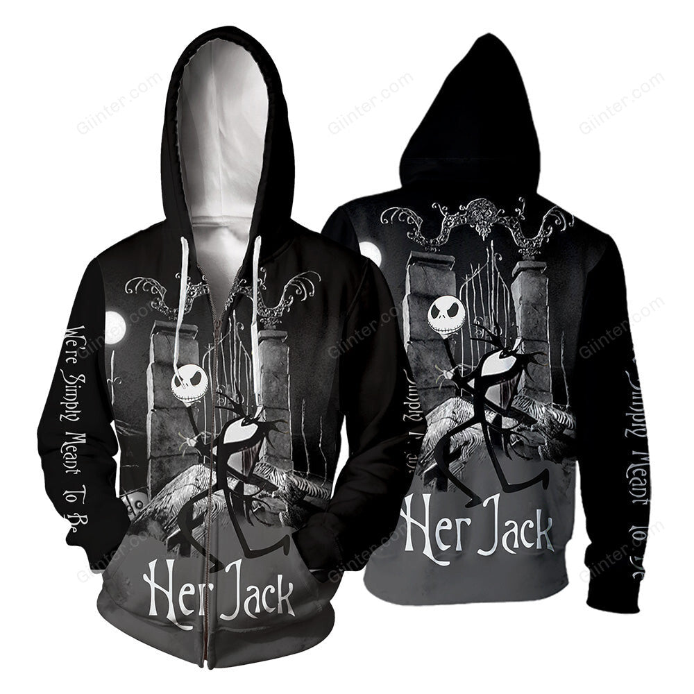 Jack Skellington 3D All Over Printed Shirts For Men And Women 211