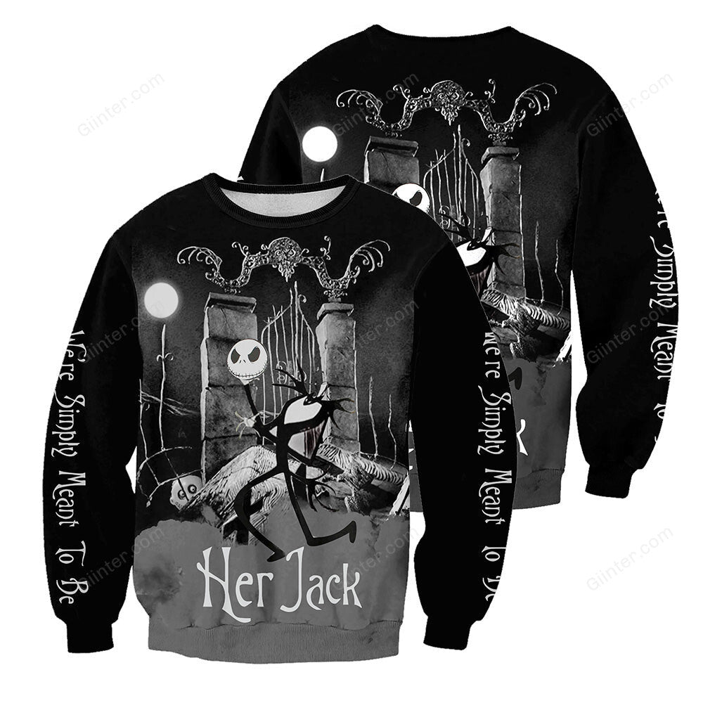 Jack Skellington 3D All Over Printed Shirts For Men And Women 211