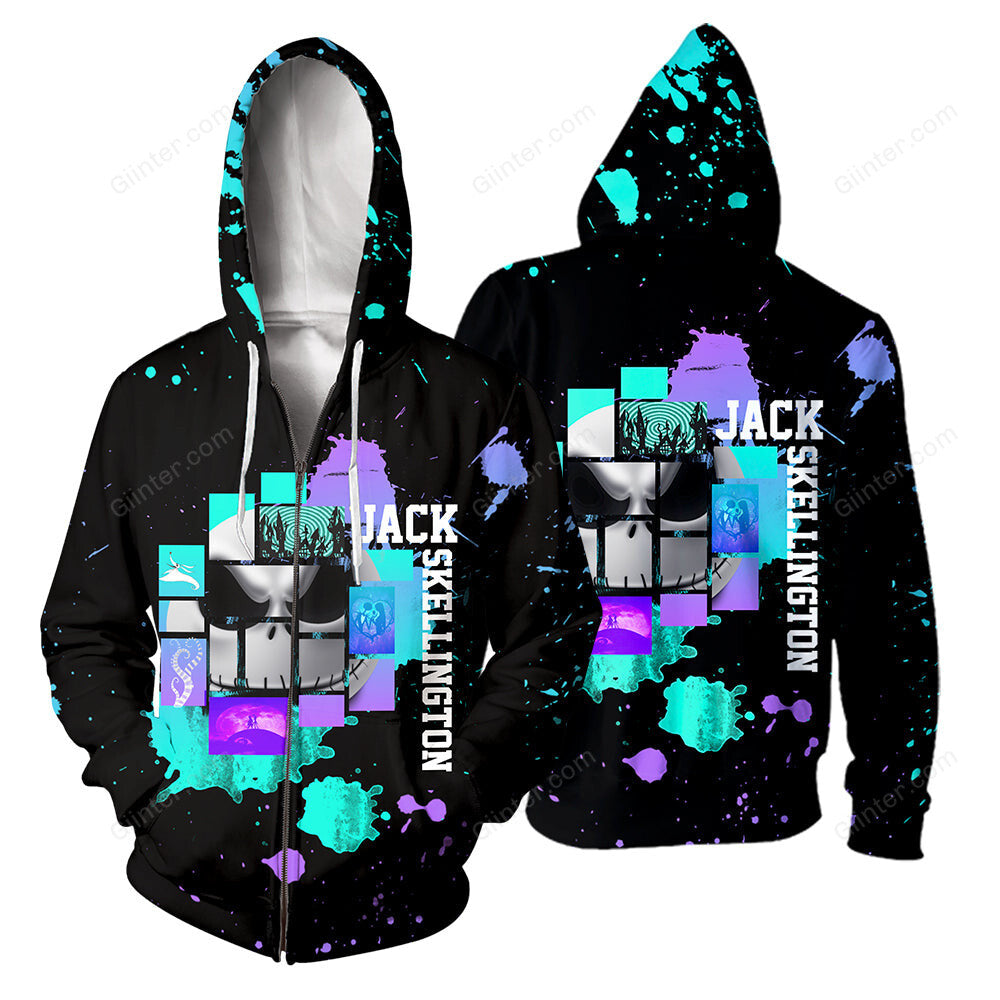 Jack Skellington 3D All Over Printed Shirts For Men And Women 22