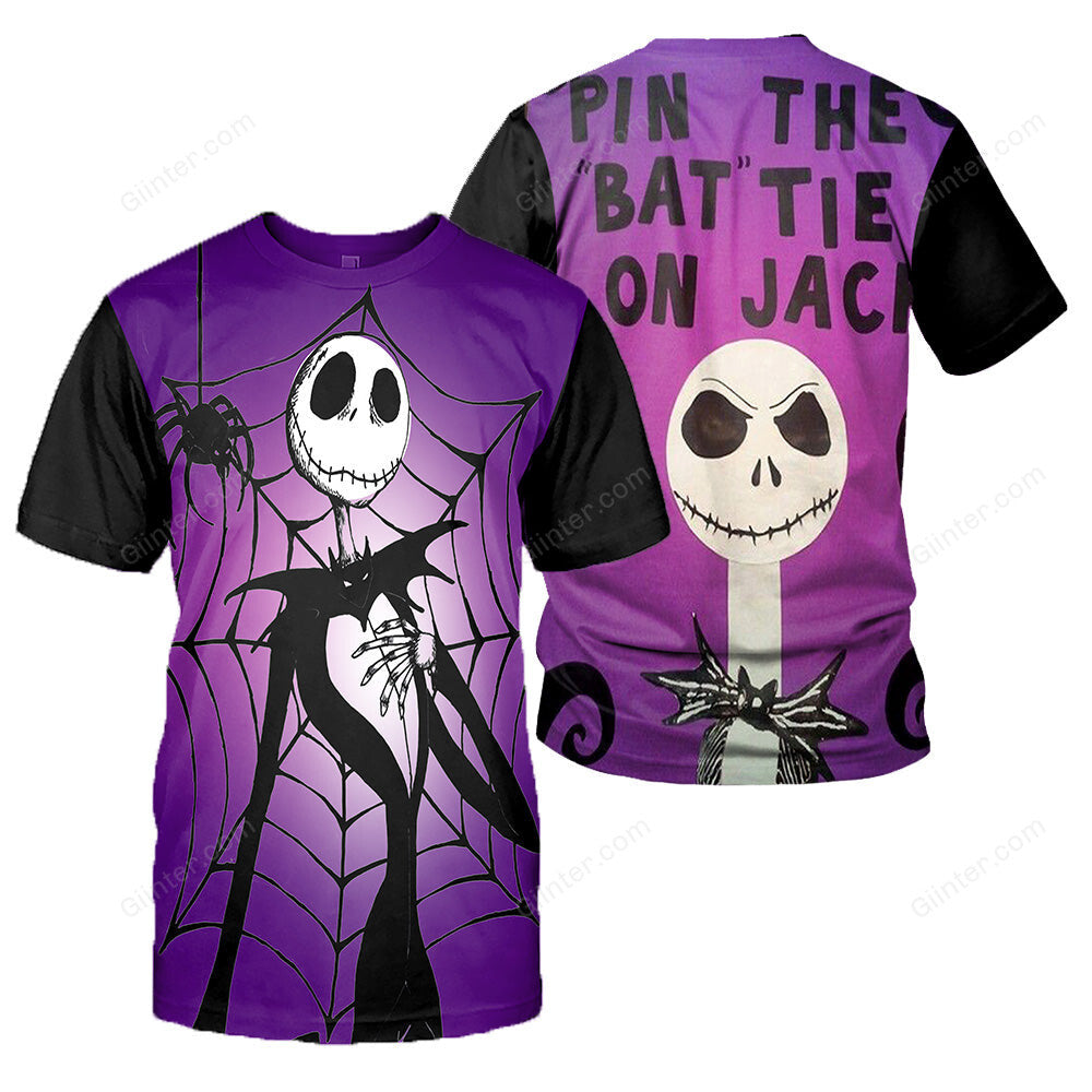 Jack Skellington 3D All Over Printed Shirts For Men And Women 223