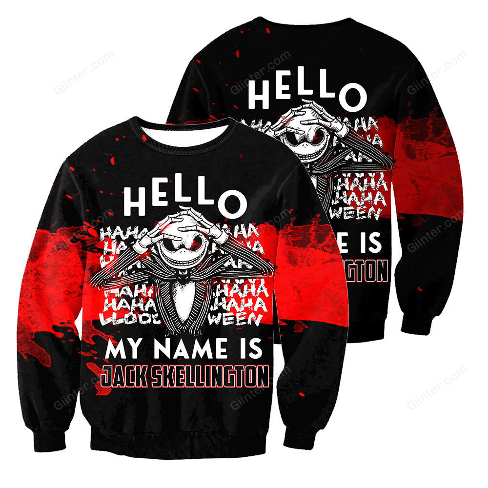 Jack Skellington 3D All Over Printed Shirts For Men And Women 228