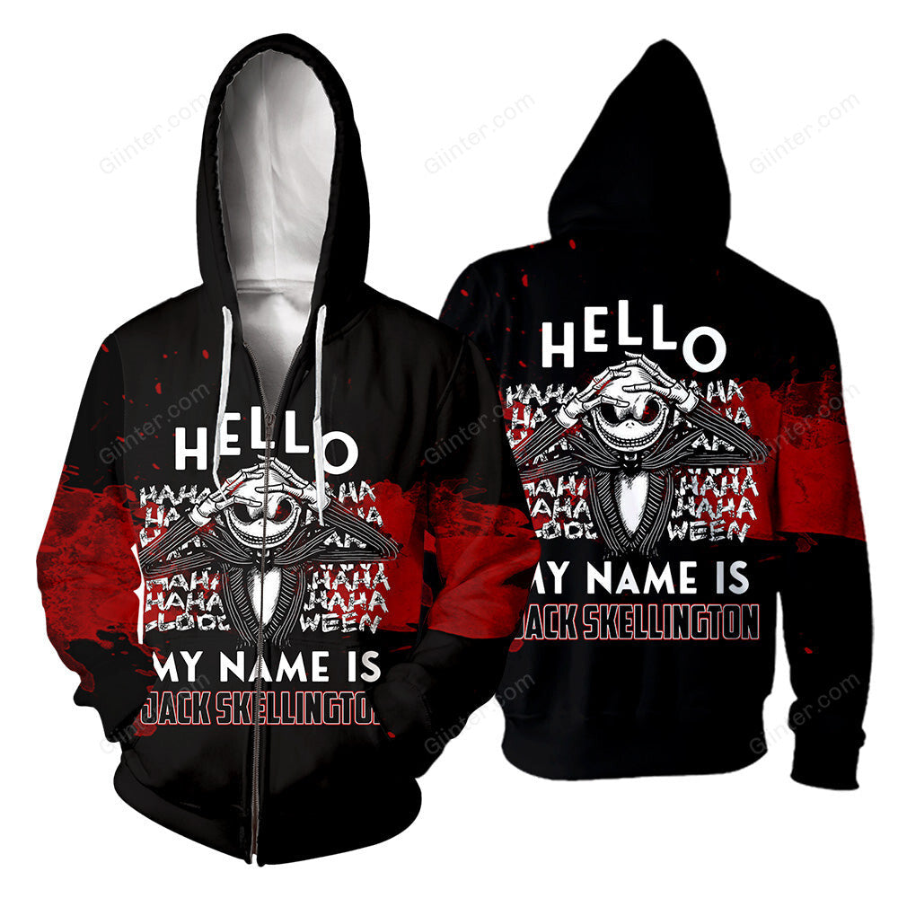 Jack Skellington 3D All Over Printed Shirts For Men And Women 228