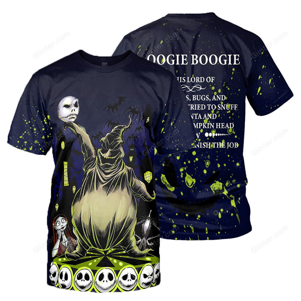 Jack Skellington 3D All Over Printed Shirts For Men And Women 232