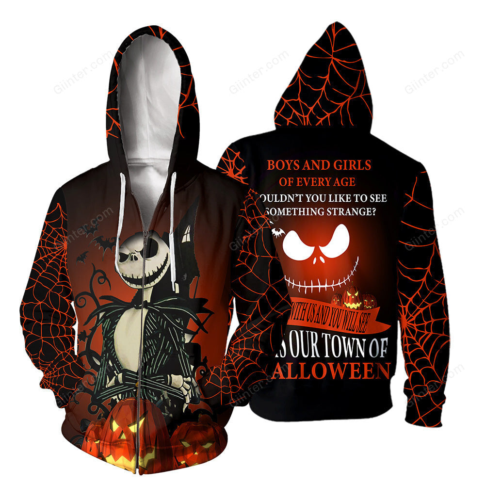 Jack Skellington 3D All Over Printed Shirts For Men And Women 233