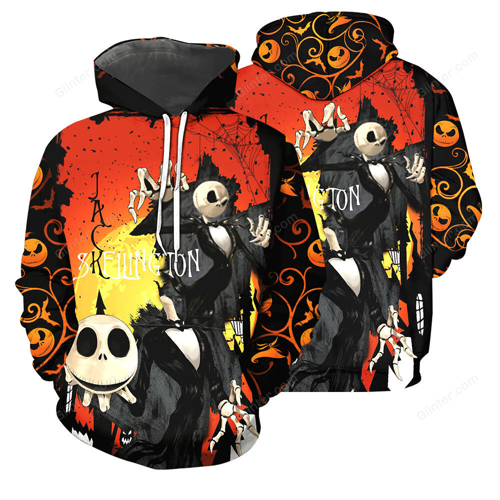 Jack Skellington 3D All Over Printed Shirts For Men And Women 235