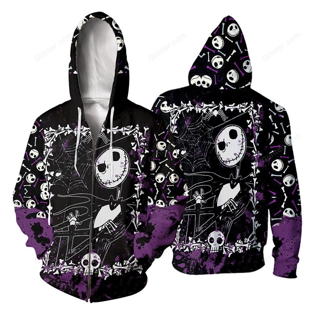 Jack Skellington 3D All Over Printed Shirts For Men And Women 237