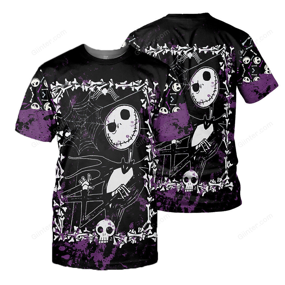 Jack Skellington 3D All Over Printed Shirts For Men And Women 237