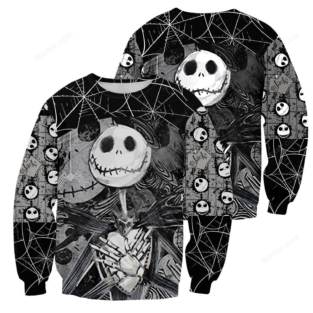 Jack Skellington 3D All Over Printed Shirts For Men And Women 239