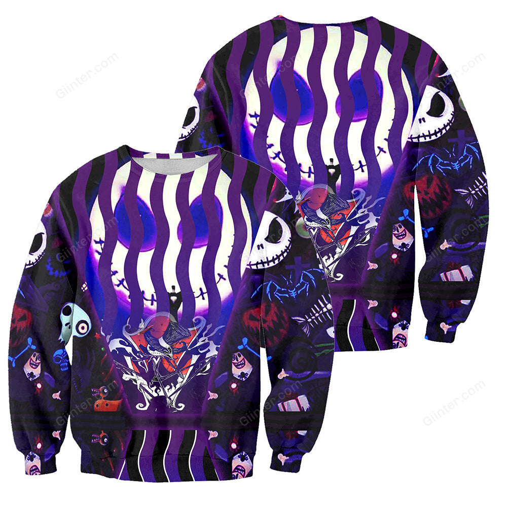 Jack Skellington 3D All Over Printed Shirts For Men And Women 24