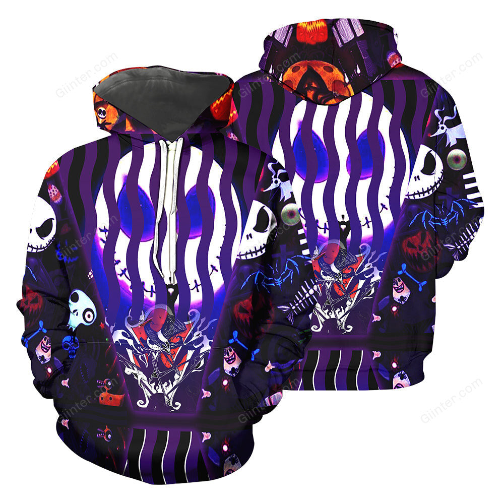 Jack Skellington 3D All Over Printed Shirts For Men And Women 24