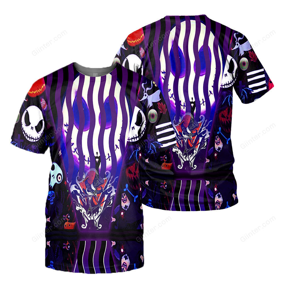 Jack Skellington 3D All Over Printed Shirts For Men And Women 24