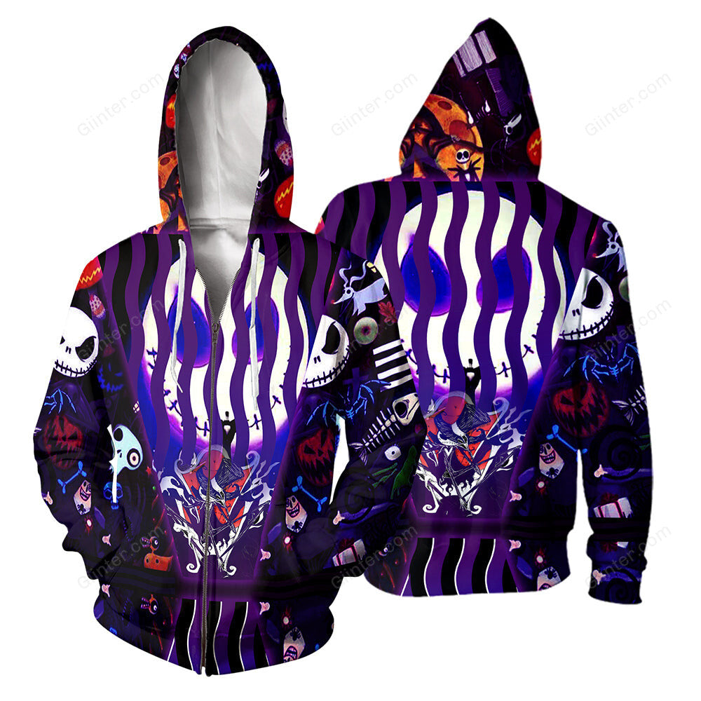 Jack Skellington 3D All Over Printed Shirts For Men And Women 24