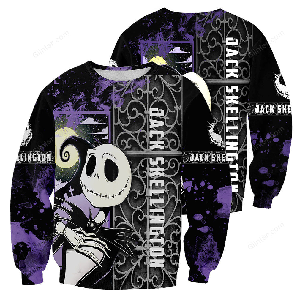 Jack Skellington 3D All Over Printed Shirts For Men And Women 241