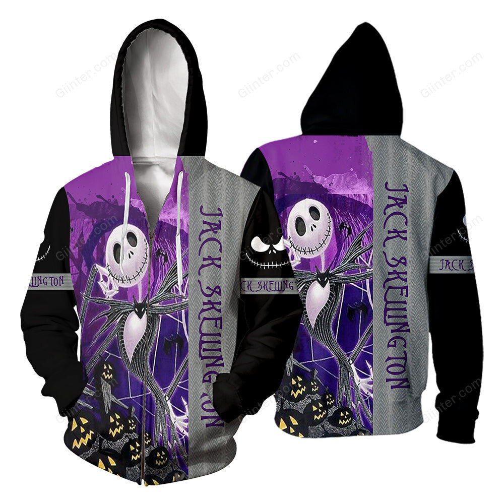 Jack Skellington 3D All Over Printed Shirts For Men And Women 242