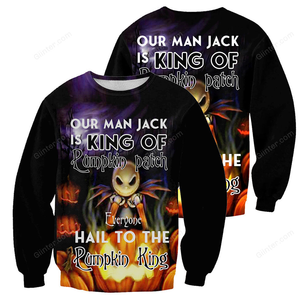 Jack Skellington 3D All Over Printed Shirts For Men And Women 243
