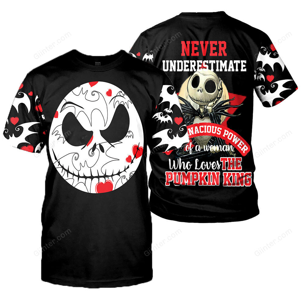 Jack Skellington 3D All Over Printed Shirts For Men And Women 244