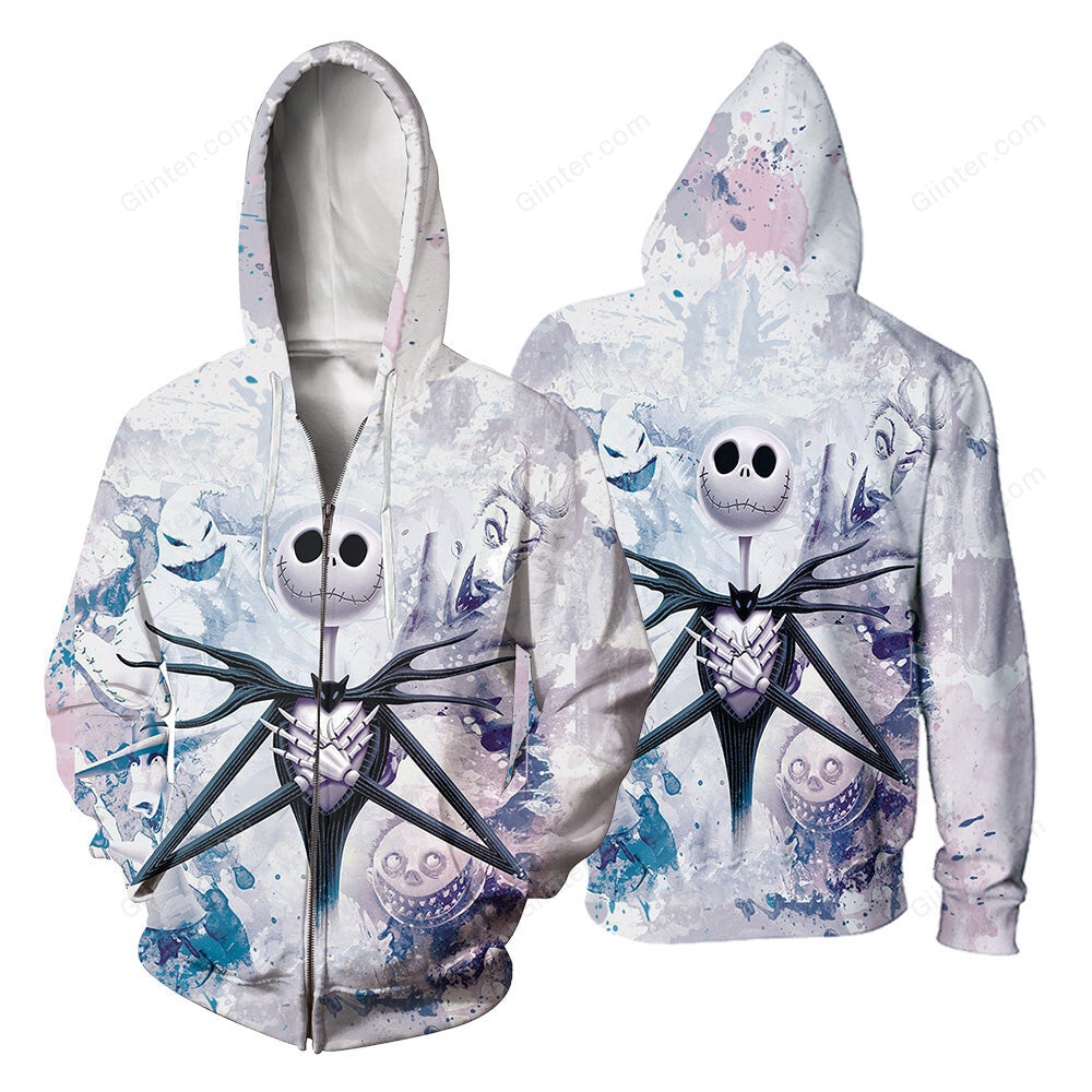 Jack Skellington 3D All Over Printed Shirts For Men And Women 25