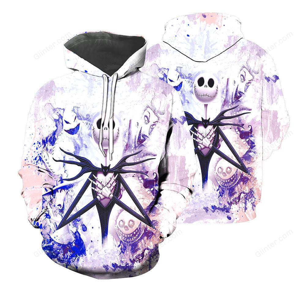 Jack Skellington 3D All Over Printed Shirts For Men And Women 25