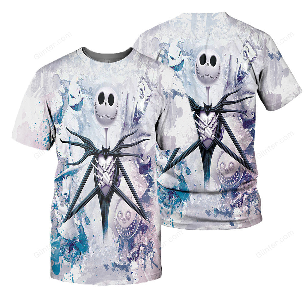 Jack Skellington 3D All Over Printed Shirts For Men And Women 25