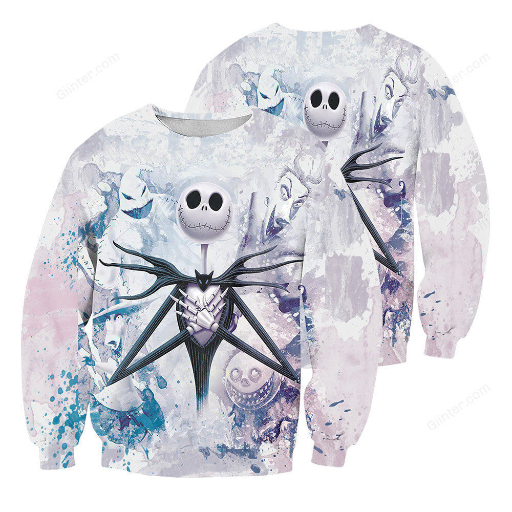 Jack Skellington 3D All Over Printed Shirts For Men And Women 25