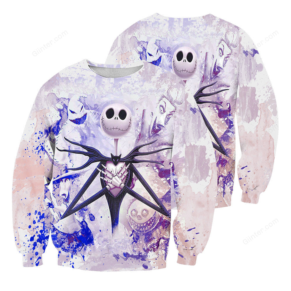 Jack Skellington 3D All Over Printed Shirts For Men And Women 25