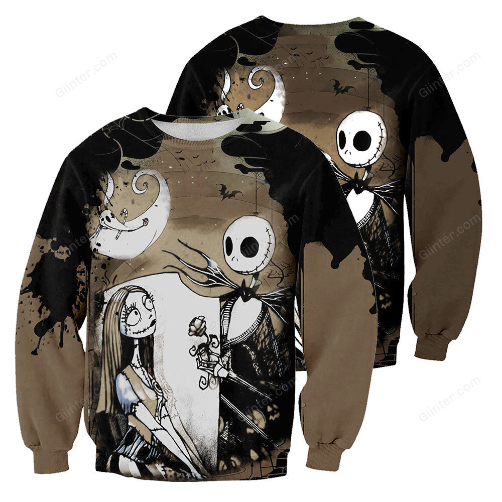 Jack Skellington 3D All Over Printed Shirts For Men And Women 252