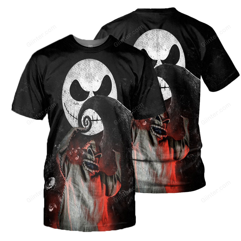 Jack Skellington 3D All Over Printed Shirts For Men And Women 259