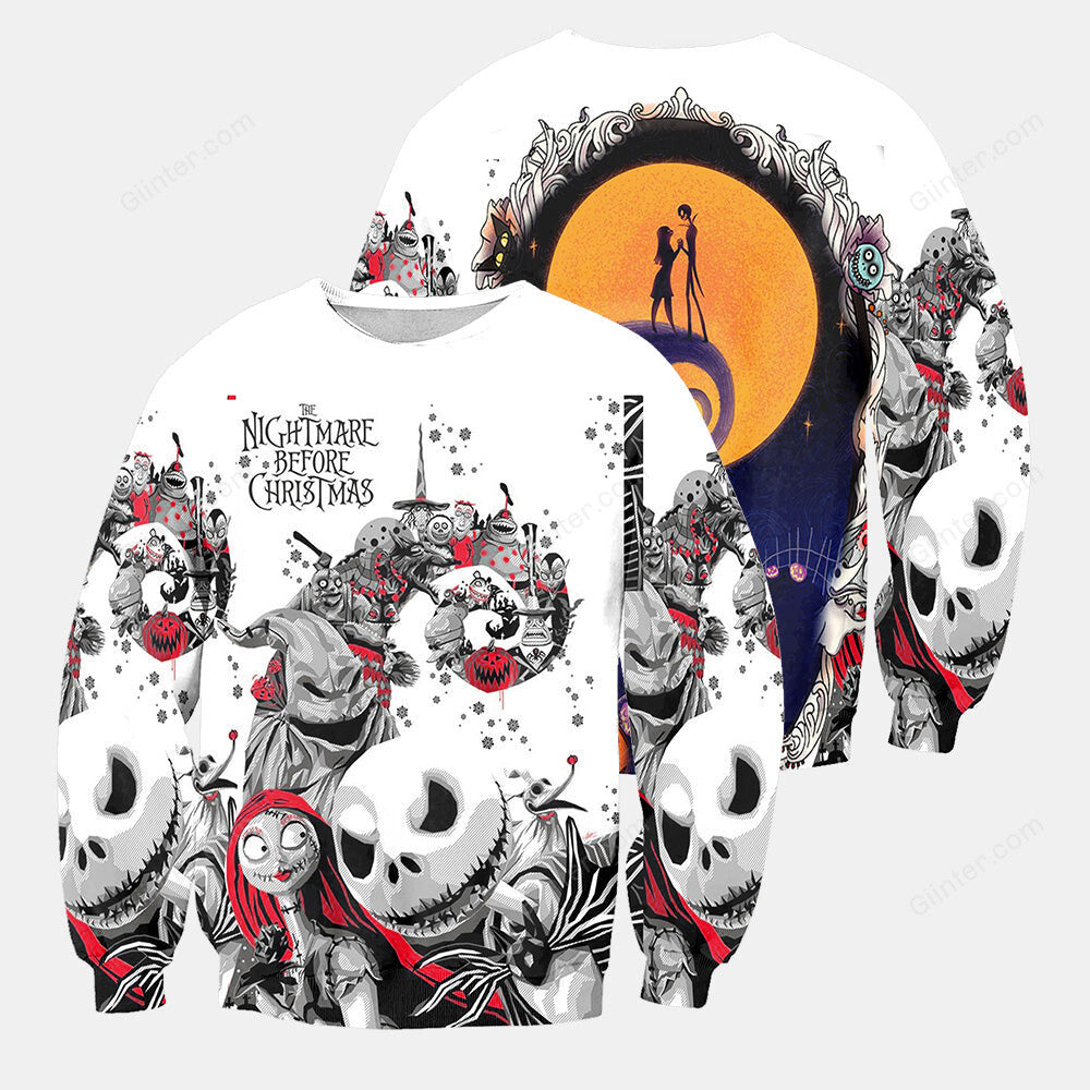 Jack Skellington 3D All Over Printed Shirts For Men And Women 26