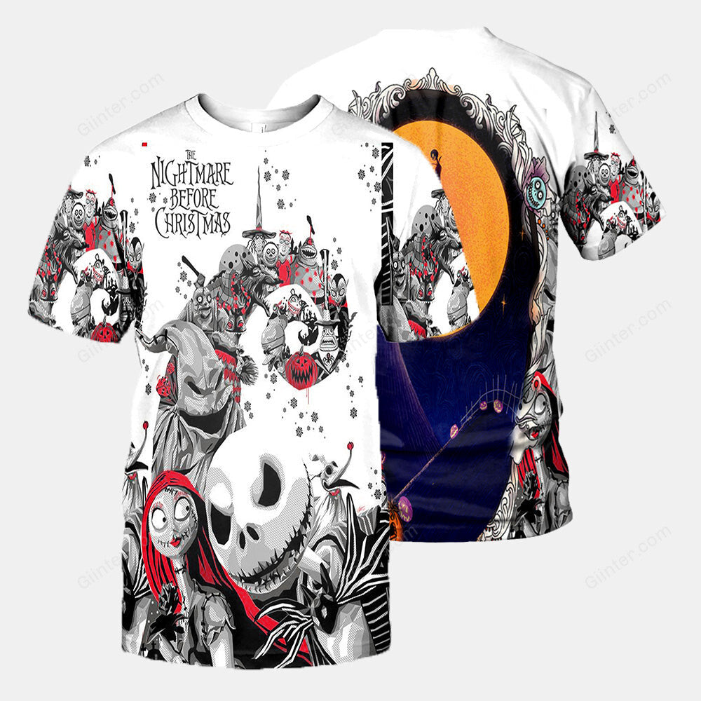 Jack Skellington 3D All Over Printed Shirts For Men And Women 26