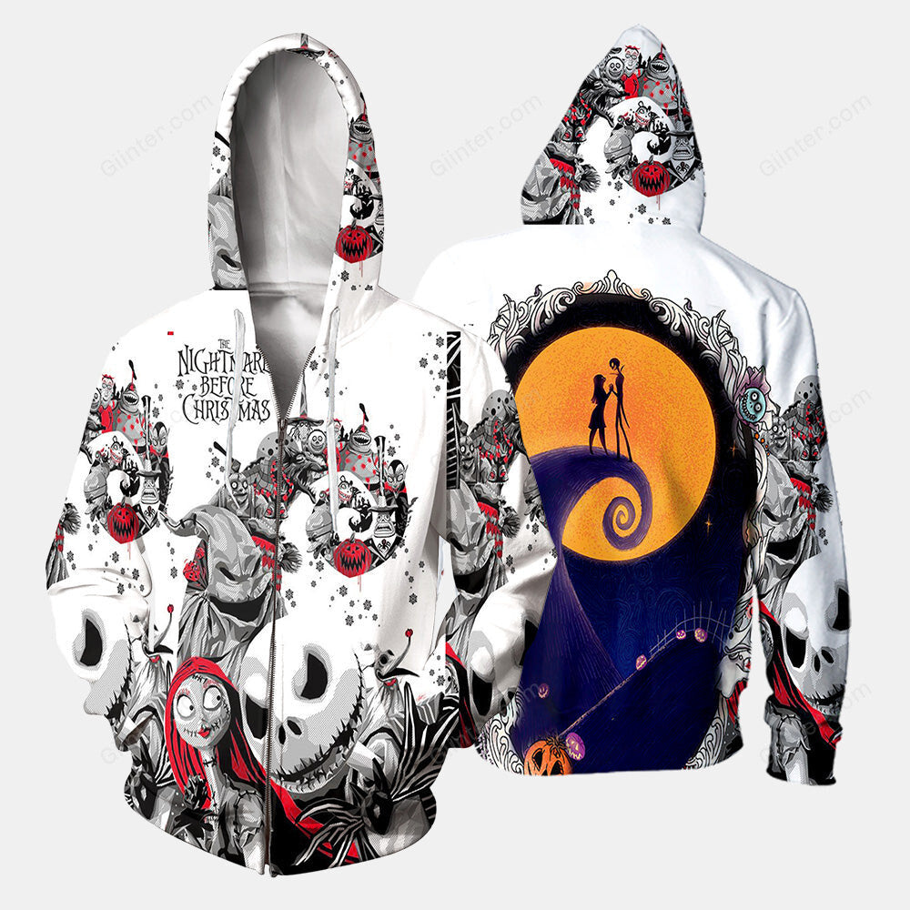 Jack Skellington 3D All Over Printed Shirts For Men And Women 26
